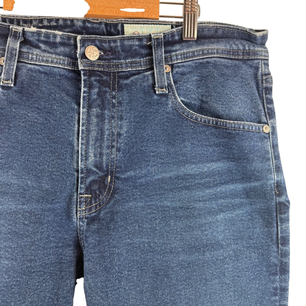 AG Adriano Goldschmied Tellis Jeans Mens 35x33 Indigo Blue Modern‎ Slim Stretch